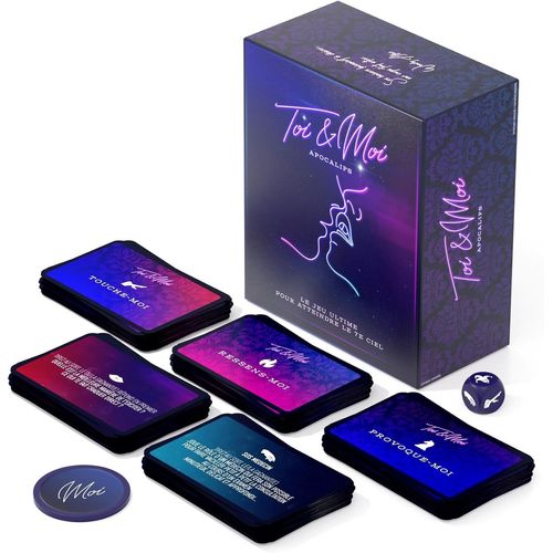 Kalanka-Toi & Moi I Jeu Couple Ultime I 7e Ciel I +200 Cartes, 1 Jeton, 1 Dé I Pimentez Votre Désir I Jeux De Cartes Sexy I Jeu De Société Adulte I Jeux Coquins Pour Couples I Cadeau Couple