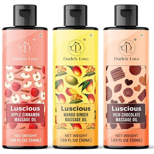 Kalanka-Dude''s Love - Huiles De Massage Aromatisées Succulentes, Paquet De 3-5,07 Fl Oz (150ml)