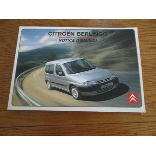 Citroen Berlingo Notice D'Emploi