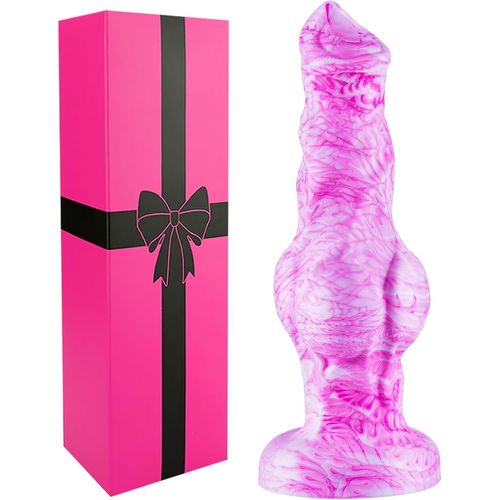 Kalanka-Gode \U200b\U200bextra Large 25,5 Cm Rose Fantasy Monstre Loup Gode Mâle Sex Toy Énorme Loup Godemichets Anus Ventouse Extra Large Alien Xxl Épais G-Spot Massage Pink