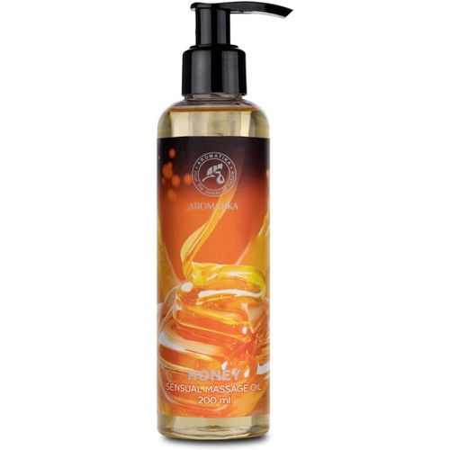 Kalanka-Huile De Massage Sensuelle Miel - 200ml - Oil Massage - Comestible - Naturelle - Huile Pour Des Moments Sensuels - Huile De Baiser - Massage De Couples - Huile Massage Relaxante