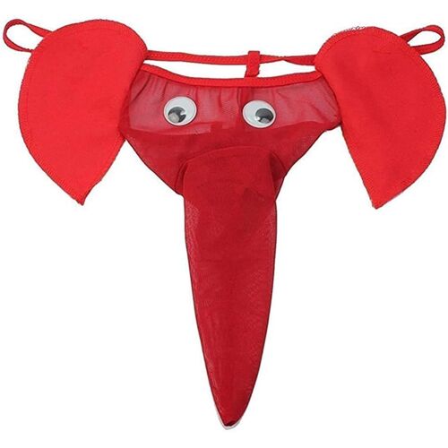 Kalanka-Hommes Eléphant Sous-Vêtements Lingerie Sexy Thongs G-Strings