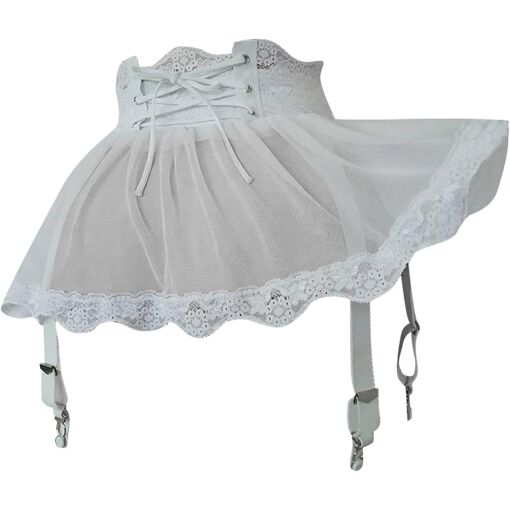 Culotte avec micro dentelle blanc femme | La Halle