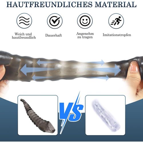 Kalanka-Monster Gaines De Pénis,Gaines Pour Pénis Pour Agrandir Le Pénis Masculin,Agrandir Le Pénis,Chastetã Pour Pénis,Viril Xxl Homme Agrandir Le Pénis,Jouet Sexuel Pour Les Hommes (Trompe D'élépha