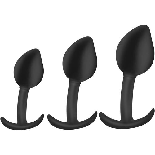 Jgd-Plug Anal En Forme De Fleur - Longue Poignée - En Silicone Souple - Diamètre : 32-35-40 Mm - En Forme De Rose - Pour Hommes, Femmes, Couples Débutants