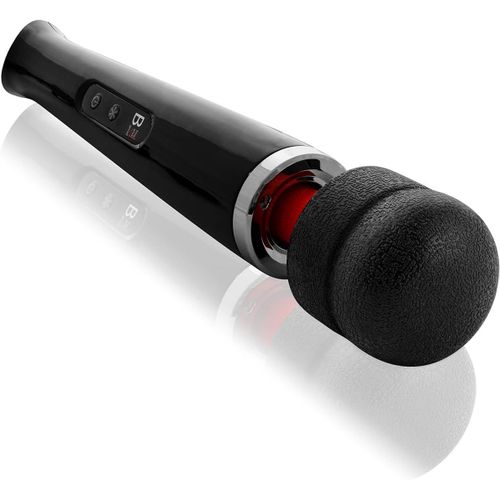 Kalanka-L'original De "" Magic Wand Vibromasseurs À Poser Feminin - 20 Vario/10 Speed - Bâton De Massage Stimulation Clitoridienne Sans Câble En Noir