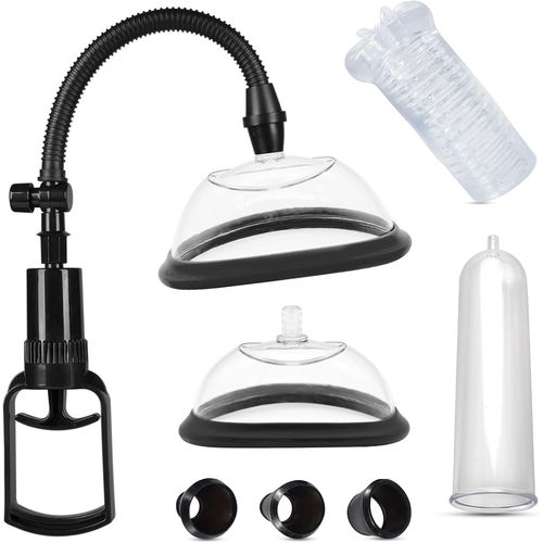 Kalanka-Pompe À Pénis Avec Pompe À Clitoridienne Sex Toys Pour Homme Femme Couple Plaisir, Pompe A Penisse Masturbeuse Homme, Ventouse Clitoridienne Ventouse Mamelons
