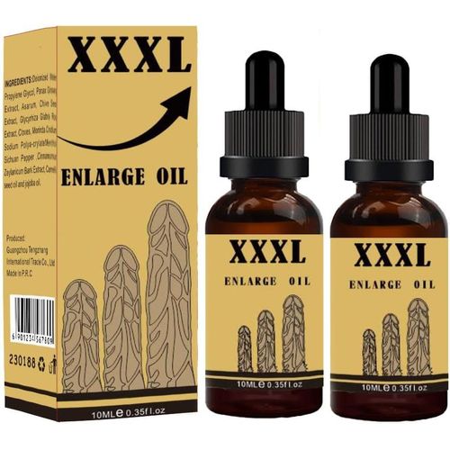 Kalanka-10 Ml D'huile Essentielle Pour Hommes, Huile D'agrandissement Du Pénis, Huile De Massage Pour Hommes Pour Le Sexe, Agrandissement Du Pénis Extra Fort, Hommes Améliorés, Retard D'érection (2pc