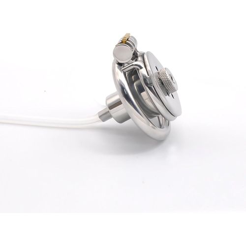 Kalanka-Inverted Plat Chastity Cage Men Cage De Chasteté Métal Homme Petite Chastity Cage Pour Pénis Punition D'esclave Sextoyse Couple Plaisir (50mm,A)