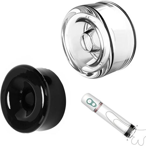 Kalanka-Manchette Pompes À Pénis Manchettes Interchangeables Embout Pénis Silicone Pompe D'allongement Du Pénis Manchons 3 Pièces Pour Pompes À Pénis Pension Pump Pompe À Chatte Vide Pour Homme
