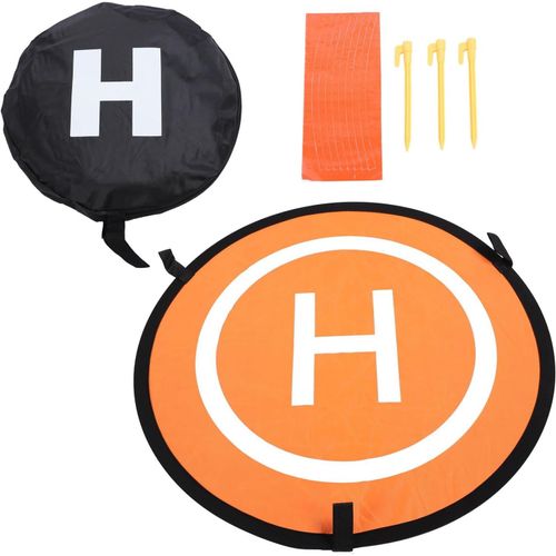 Tapis D'atterrissage Pour Drones De 75 Cm De Diamètre,Tapis D'atterrissage Double Face Pour Drones Rc,Tapis De Lancement Universel Pliable En Nylon Pour Avion,Adapté Aux Drones Rc-Luqeeg