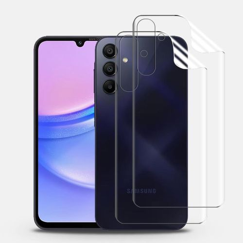 Sjzg-Film Protecteur Arriere Pour Samsung Galaxy A15, 2pcs Film Hydrogel Arrière Hd Flexible En Tpu Transparent, Films De Protection Hydrogel Arrière Anti-Rayures