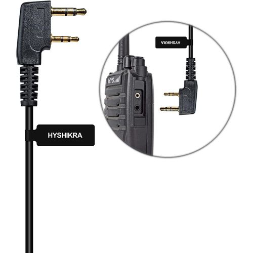 Oreillette Radio légère en Forme de G Compatible avec Les Talkie-walkie Retevis Kenwood RT24 UV5R TK250 TK320 (Bleu,2 Pack).[W168]