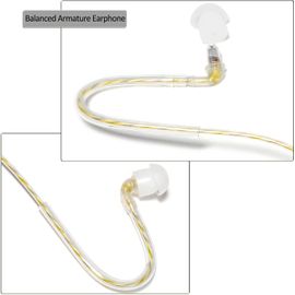 Walkie Talkie Headset with Mic and PTT Balanced Armature Earphone Compatible with Midland G7 pro G8 G9 Pro M24 Plus M48 M99 G6 XT G7 XTR Alan HP450 Two Way Radio