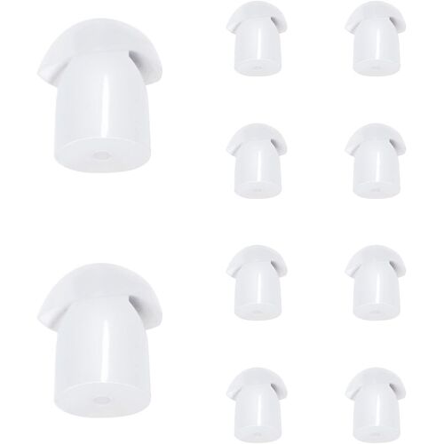 KALANKA-Oreillette à Tube de sécurité Acoustique de Remplacement, Compatible avec Baofeng Motorola Kenwood Talkie-walkie Écouteur (10 pièces, White)