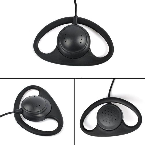 Walkie Talkie Earpiece Earpiece with PTT Mic for Motorola CP100 CP040 CP200 CLS1410 CLS1450 GP208 GP2000 GP3188 Yaesu FT-4XR Portable Two-Way Radio (Pack of 2)