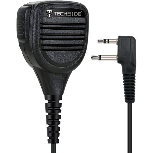 Midland Microphone Haut-Parleur d'épaule étanche à 2 Broches + Prise Jack 3,5 + Clip Rotatif pour Radio bidirectionnelle | Compatible avec G7 Pro G9 Pro XT70 XT60 XT50 XT40 XT30 MA26-XL