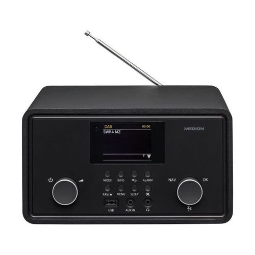 RADIO INTERNET - MEDION - DAB - BLUETOOTH - 2X10W RMS - NOIR