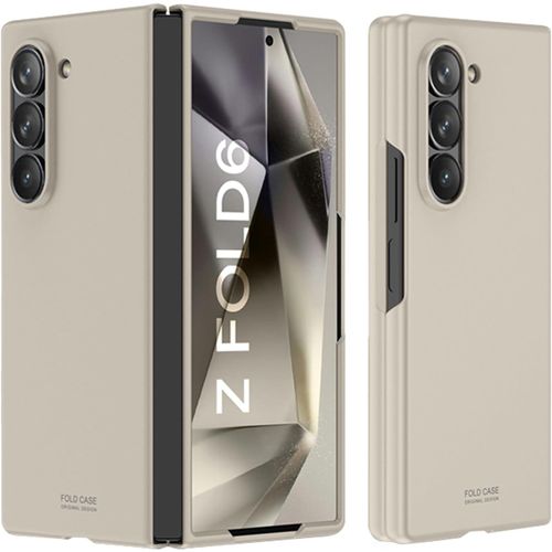 Coque Pour Samsung Galaxy Z Fold 6, Ultra Mince Pc Matte Anti-Rayure Housse Protective Etui Anti-Choc Case Pour Samsung Z Fold 6 5g (Beige)
