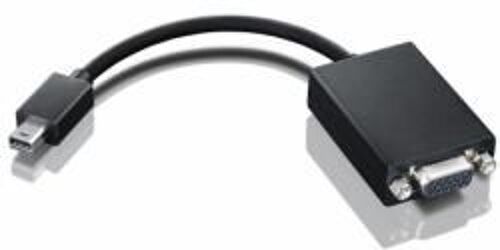 Lenovo 03X6402 adaptateur et connecteur de câbles mini-DisplayPort VGA Noir (Lenovo mini-DisplayPort to VGA Adapter)