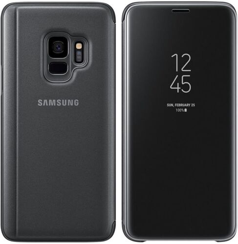 SJZG-Ef-Zg960Cbegww Galaxy S9 Etui À Rabat Clear View Cover Ef-Zg960Cb Noir Pour Galaxy S9