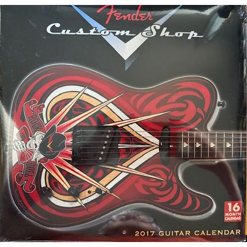 Fender Custom Shop Guitar Calendar 2016