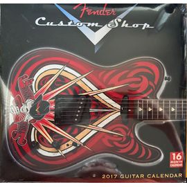 Fender Custom Shop Guitar Calendar 2016