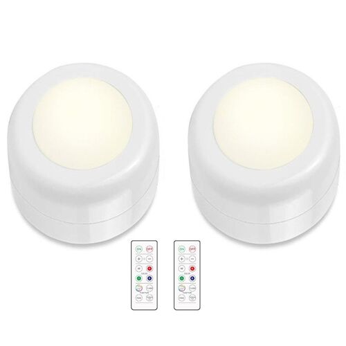 Spot Led Avec Télécommande Paquet De 2