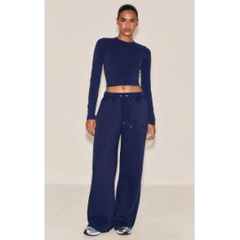 Jogging Large Oversize Bleu Marine Délavé, Bleu Marine