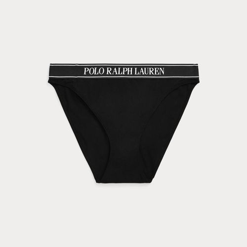Tanga À Taille Haute Avec Logo Répétitif