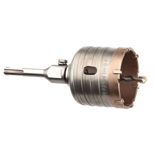 Kit trépan carbure DIAGER Crusher - Trépan + porte trépan + foret centreur - Ø 40 mm - SDS-Plus - 325CD040