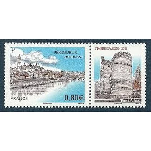 Salon International "Passion Timbres) À Périgueux (Dordogne) Vignette Attenante Année 2018 N° 5273 Yvert Et Tellier Luxe