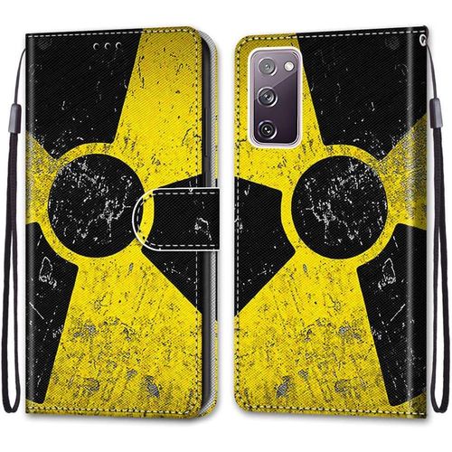 Coque Pour Samsung Galaxy S20 Fe 5g / S20 Fe Lite, Etui En Cuir Pu Portefeuille Housse Coque Avec 360 Degres Silicone Protection Cover Cuir Pochette Magnetique Flip Bequille(Moulin A Vent)