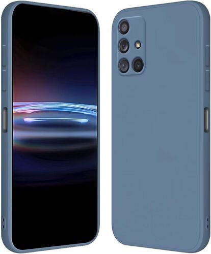 SJZG-Coque Pour Samsung Galaxy A71 4G (6.7" Inches) Étui En Silicone Tpu Souple - Gris Lavande