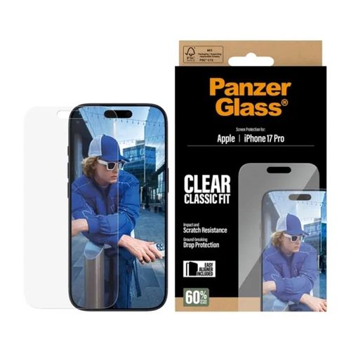 Panzerglass Protection D'écran En Verre Trempé Anti-Bactéries Iphone 17 Pro
