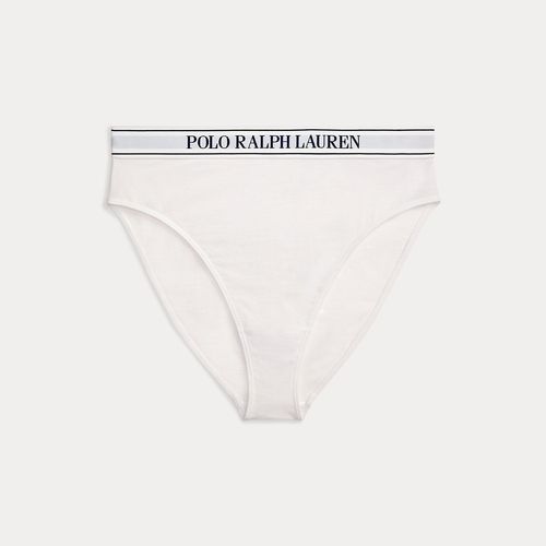 Tanga À Taille Haute Avec Logo Répétitif
