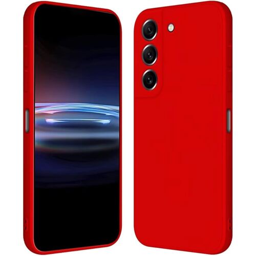 KAL-Coque Pour Samsung Galaxy S21 Fe / S21 Fe 2023 (6.4" Inches) Étui En Silicone Tpu Souple - Rouge De Chine