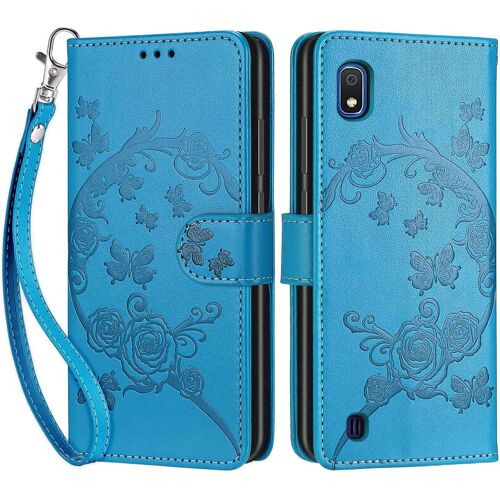 SJZG-Coque Pour Samsung Galaxy A10, Coque Samsung Galaxy M10, Etui Protection Housse Premium Cuir De Portefeuille En Cuir Fermeture Magnétique Flip Case Pour Samsung Galaxy A10 / Galaxy M10 Coque (Bl