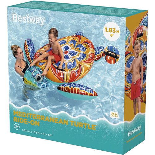 BOUÉE CHEVAUCHABLE TORTUE 183X173CM BESTWAY BEY41523