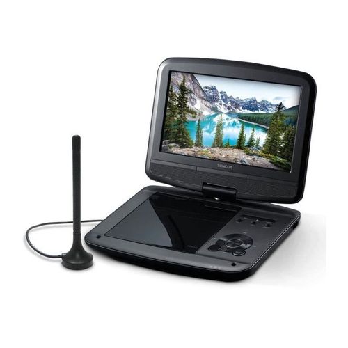 LECTEUR DVD/TV PORTABLE - SENCOR - SPV 7926T - ECRAN 9 - PORT USB ET LECTEUR CARTE SD - NOIR