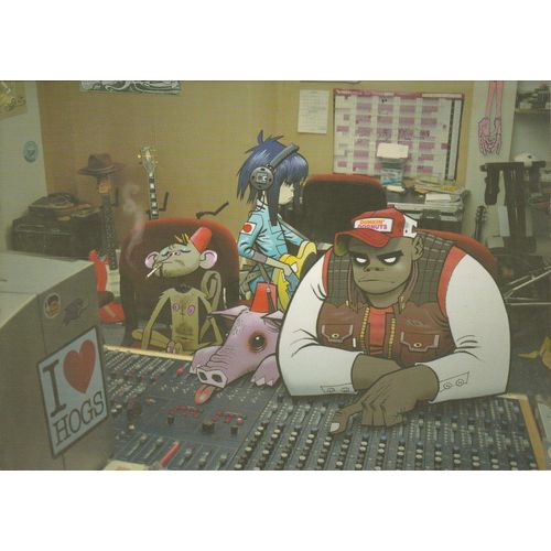 Gorillaz: Demon Days - Dépliant De 7 Cartes Postales- 2005