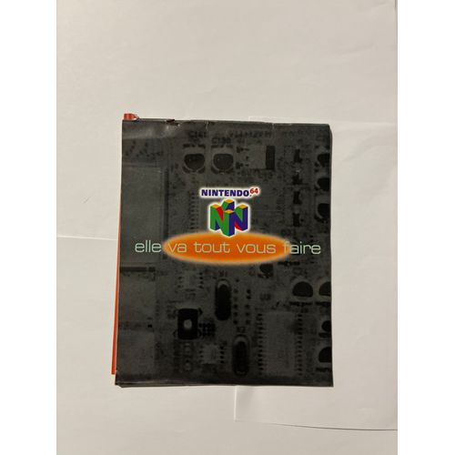 Catalogue Publicitaire Nintendo 64 "Elle Va Tout Vous Faire" 1998