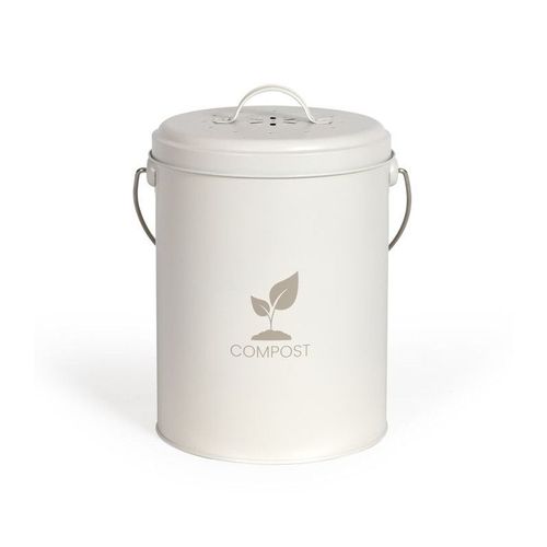 Livoo - Seau à compost de cuisine crème 6l MES154C