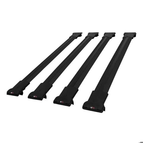 Compatible Avec Chevrolet Venture 1997-2004 Fly Model Barres De Toit Railing Porte-Bagages De Voiture Noir Aluminium 4 Barres