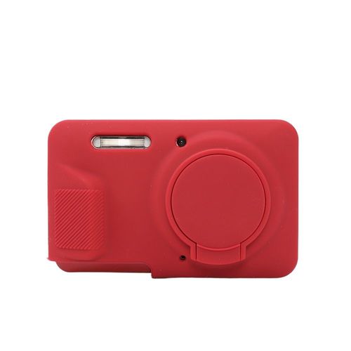 Étui pour appareil photo en Silicone,armure,protection du corps pour appareil photo numérique KODAK PIXPRO FZ55 - Type Deep Rose Red
