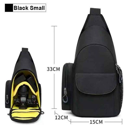Étui Photo étanche de voyage,sac à dos pour appareil Photo Sony Alpha A6500 A6300 A6000 A9 A7C A74 A7S A7R Mark II III 2 3 A77II A77M2 - Type Black S