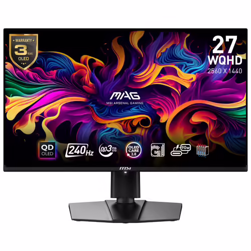 MSI MAG 271QPX QD-OLED E2 26.5" Wide