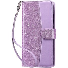 Sjzg-Coque Compatible Avec Galaxy S20 Fe, Portefeuille Étui Housse En Cuir Protection Avec Porte Carte Fonction Support, Coque Pour Fille Conçu Pour Samsung Galaxy S20 Fe 6,5'',Violet