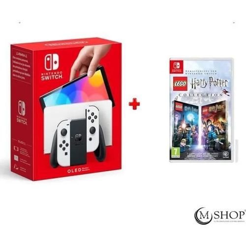 Console Portable - Nintendo - Switch Oled - Noir - Usb Type-C - Pack Lego Harry Potter Inclus