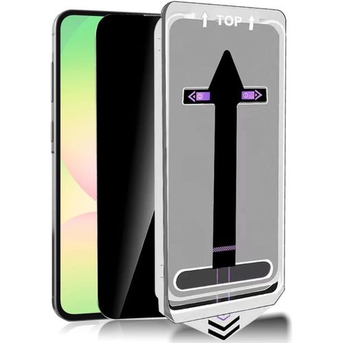 Kal-Lot De 1 Verre Trempé Pour Samsung Galaxy A56 Anti-Espion Film De Protection D'écran,Dureté 9h, Anti-Rayures,Sans Bulles,Anti-Spy Privacy Protecteur Vitre Compatible Avec Samsung A56
